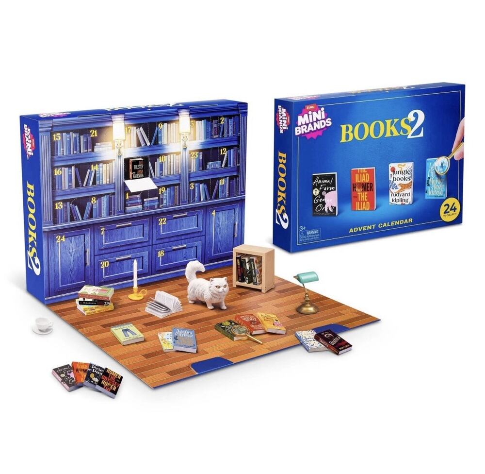 ZURU Mini Brands Books Series 2 Advent Calendar 24 Mini Books Christmas New